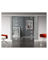 Glasschiebetüren Design Regensburg (R) SlimLine-Beschlag Komplettset, Optional: SoftClose