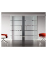Glasschiebetüren Design Stuttgart (S) SlimLine-Beschlag Komplettset, Optional: SoftClose