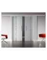 Glasschiebetüren Design Trier (T) SlimLine-Beschlag Komplettset, Optional: SoftClose