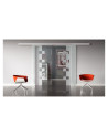 Glasschiebetüren Design Würzburg (W) SlimLine-Beschlag Komplettset, Optional: SoftClose