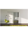 Glasschiebetür Design Regensburg (R) SlimLine-Beschlag Komplettset, Optional: SoftClose