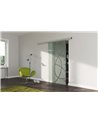 Glasschiebetür Design Frankfurt (F) SlimLine-Beschlag Komplettset, Optional: SoftClose