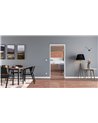 Ganzglastür Drehtür ESG-Glas in Design Klarglas für Studio / Studio und Office / Studio