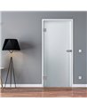 Ganzglastür Drehtür ESG-Glas in Design Vollsatiniert für Studio / Studio und Office / Studio