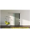 Sondermaß Glasschiebetür Design Ingolstadt (I) SlimLine-Beschlag Komplettset, Optional: SoftClose