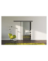 Glasschiebetür Loft-Style Design Klarglas (K) SlimLine-Beschlag Komplettset