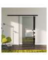 Glasschiebetür Loft-Style Design Klarglas (K) SlimLine-Beschlag Komplettset