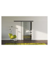 Glasschiebetür Loft-Style Design Regensburg (R) SlimLine-Beschlag Komplettset