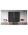 Glasschiebetüren SchwarzGlas Design Coburg (C) SlimLine-Beschlag Komplettset, Optional: SoftClose
