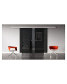 Glasschiebetüren SchwarzGlas Design Klar(K) SlimLine-Beschlag Komplettset, Optional: SoftClose