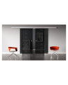 Glasschiebetüren SchwarzGlas Design Regensburg (R) SlimLine-Beschlag Komplettset, Optional: SoftClose