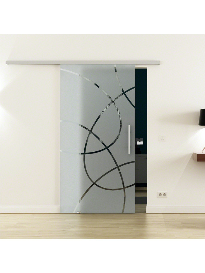 Glasschiebetür Design Essen (E) ProfiSlide-Beschlag Komplettset, mit SoftClose