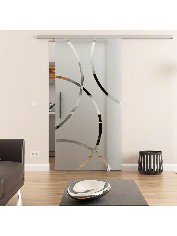 Glasschiebetür Design Coburg (C) DormaKaba Beschlag Muto 60 Komplettset