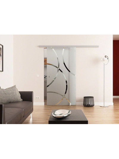 Glasschiebetür Design Coburg (C) DormaKaba Beschlag Muto 60 Komplettset