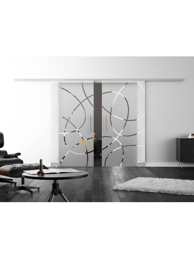 Glasschiebetüren Design Essen (EF) ProfiSlide-Beschlag Komplettset by Sadora