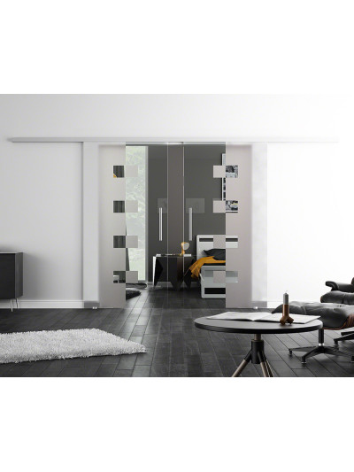 Glasschiebetüren Design Würzburg (W) ProfiSlide-Beschlag Komplettset by Sadora