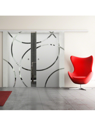 Glasschiebetüren Design Coburg (CD) DormaKaba-Beschlag Komplettset Muto 60