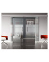 Glasschiebetüren Design Hamburg (H) SlimLine-Beschlag Komplettset, Optional: SoftClose