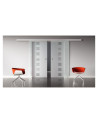 Glasschiebetüren Design Quickborn (Q) SlimLine-Beschlag Komplettset, Optional: SoftClose